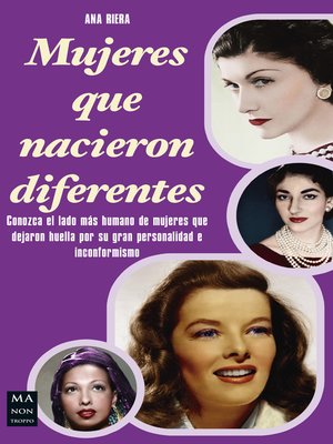 cover image of Mujeres que nacieron diferentes